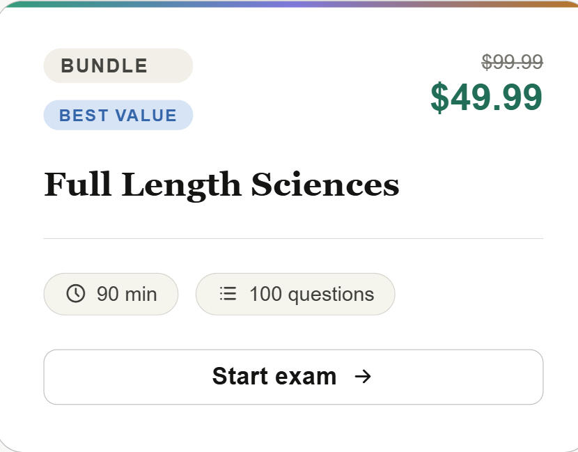 Science Full Length Bundle Science Full Length Bundle